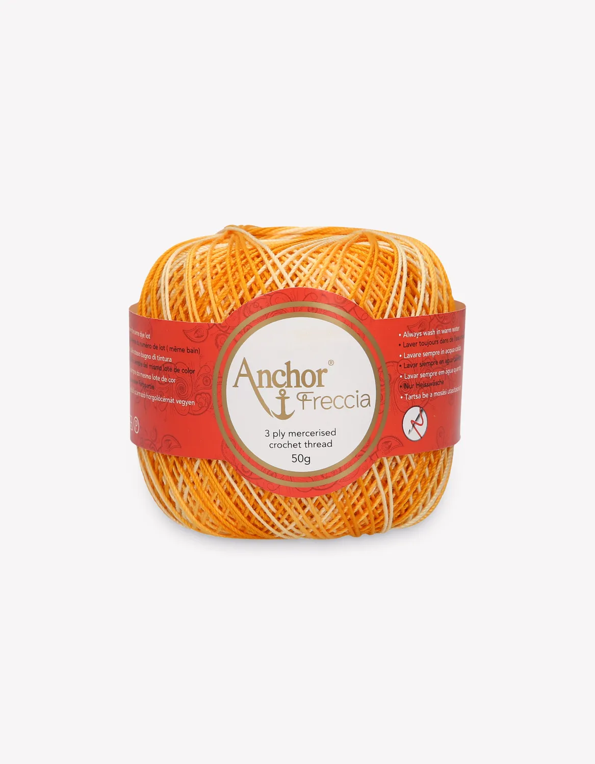 Anchor Freccia Multicolour 6 Häkelgarn 50g Verlauf