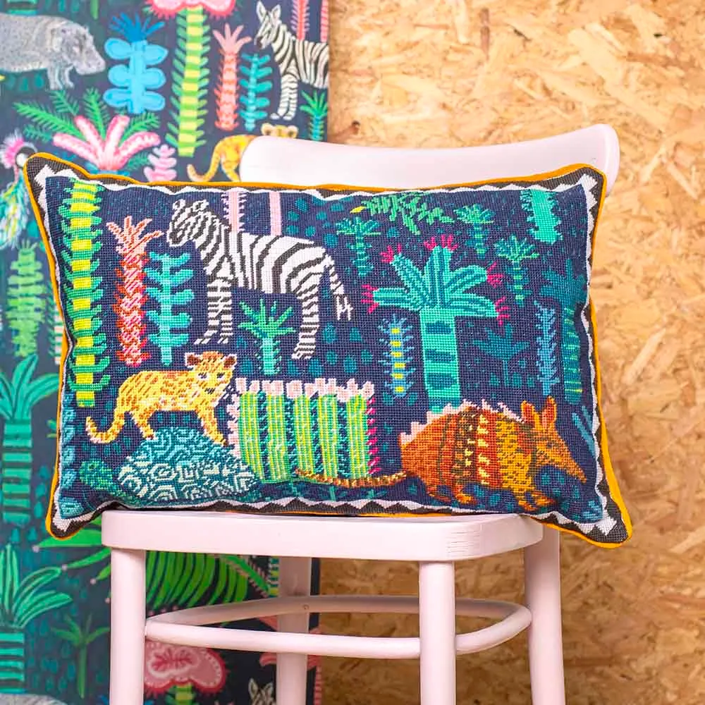Scheepjes Lucy Tiffney Gobelin-Set Jolly Animaux 40x60