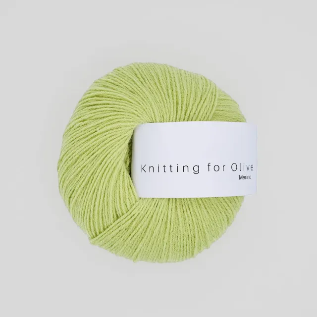 Knitting for Olive Merino Wolle Lemongrass 50 g hellgelbgrün