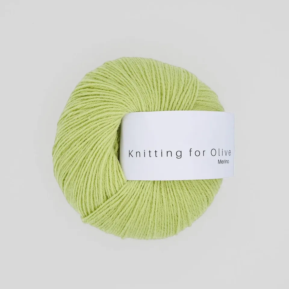 Knitting for Olive Merino Wolle Lemongrass 50 g hellgelbgrün