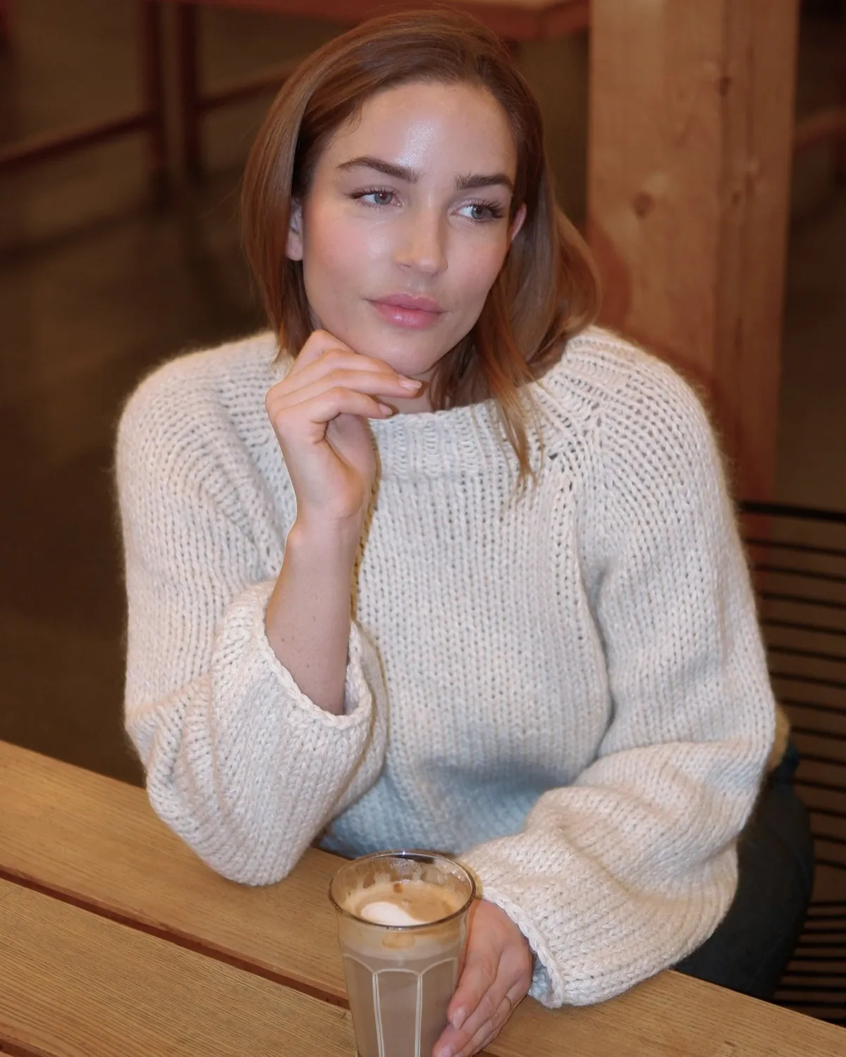 Knitting for Olive Bertha Sweater Strickanleitung deutsch grob