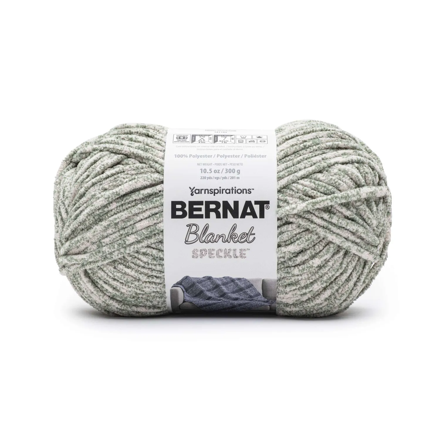 Bernat Blanket Speckle Chenillegarn 300g gesprenkelt