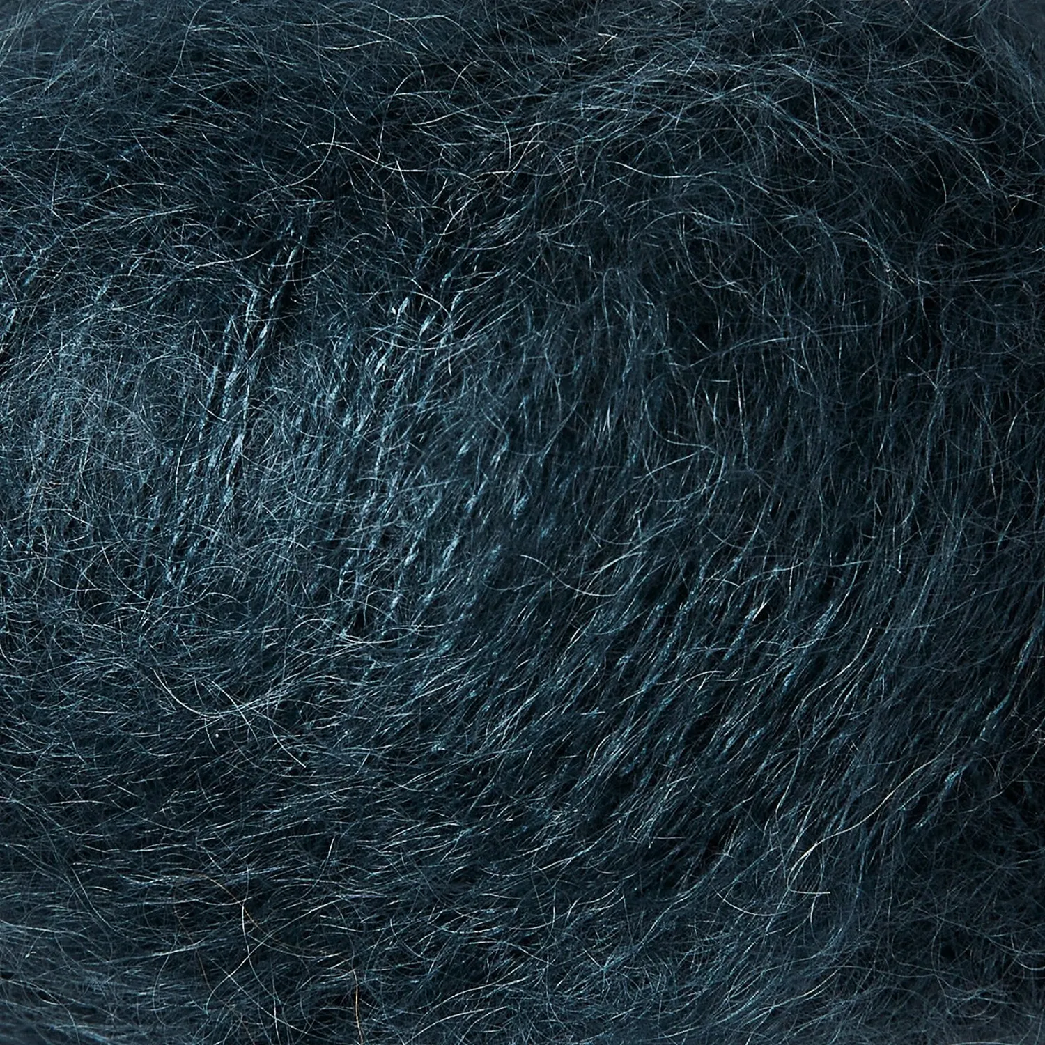Knitting for Olive Soft Silk Mohair Wolle Deep Petroleum Blue 225m