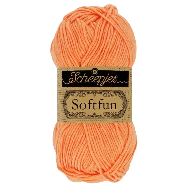 Scheepjes Softfun Mischgarn 50g 2652 Cantaloup-Melone pastell