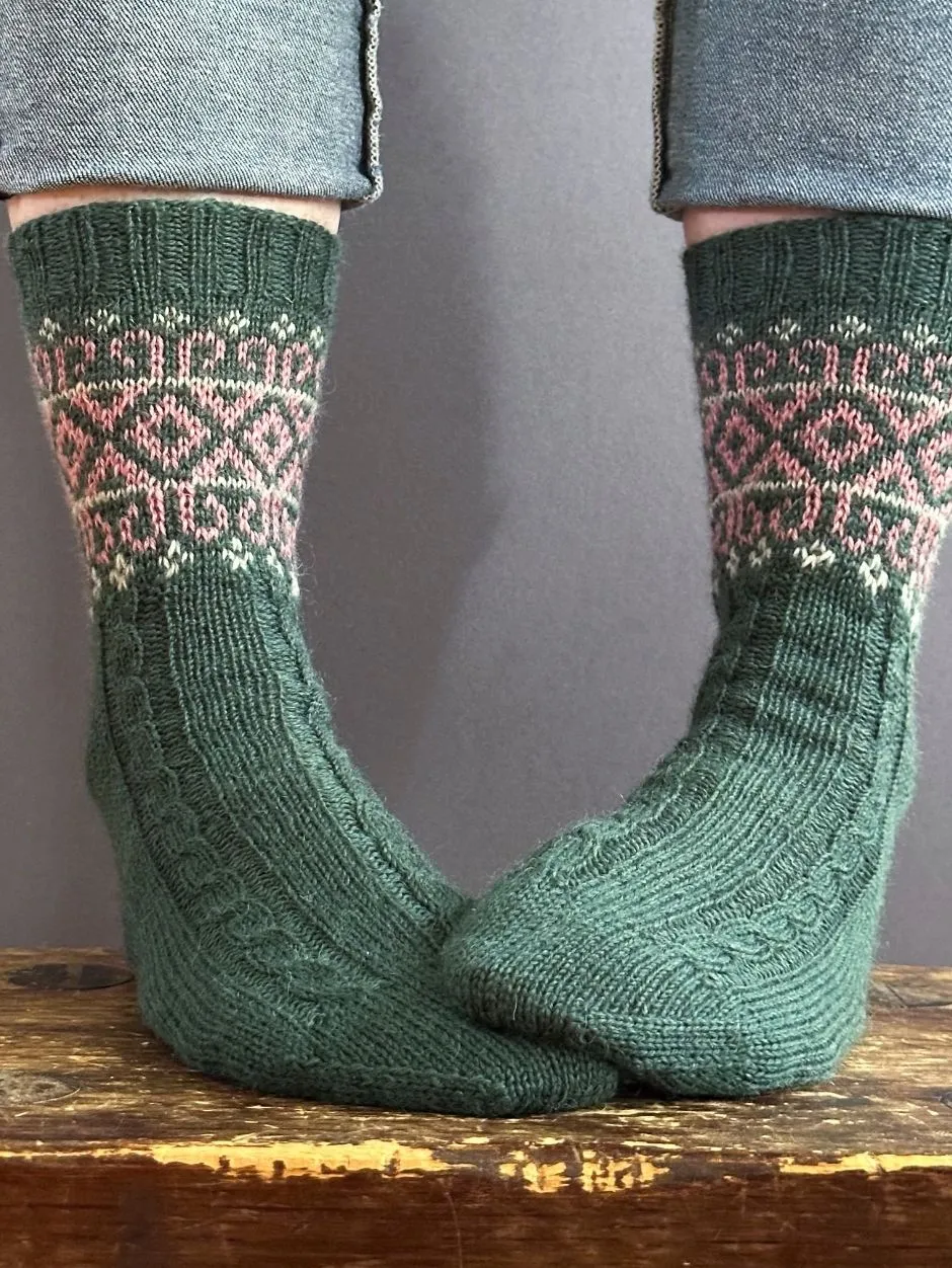 John Arbon Aegle Socks Strickkit Exmoor Sock Hemel Sockenwolle