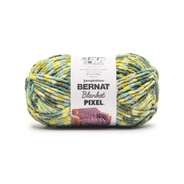 Bernat Blanket Pixel Garn 300g bunter Farbwechsel