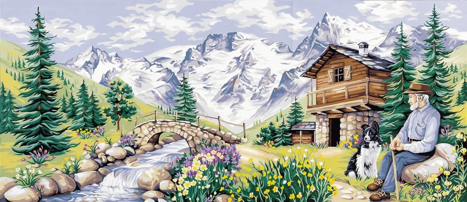 Anchor Royal Paris Mountain Break Gobelin 50x115 cm