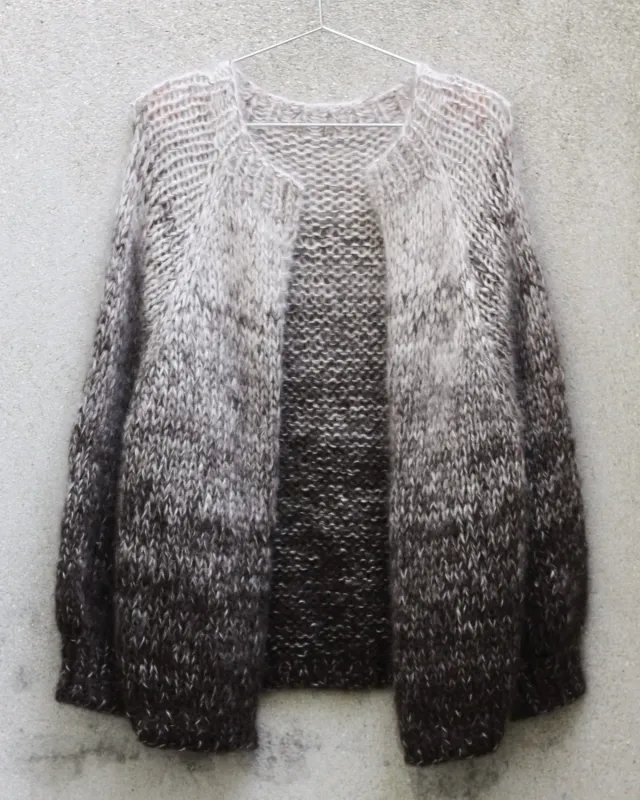 Knitting for Olive Color Rain Cardigan Strickanleitung deutsch Fade