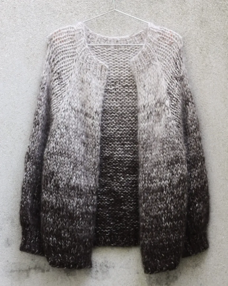 Knitting for Olive Color Rain Cardigan Strickanleitung deutsch Fade