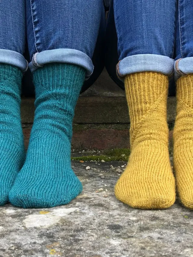 John Arbon Gavl Socks Strickkit Drumble Gr. 1-2