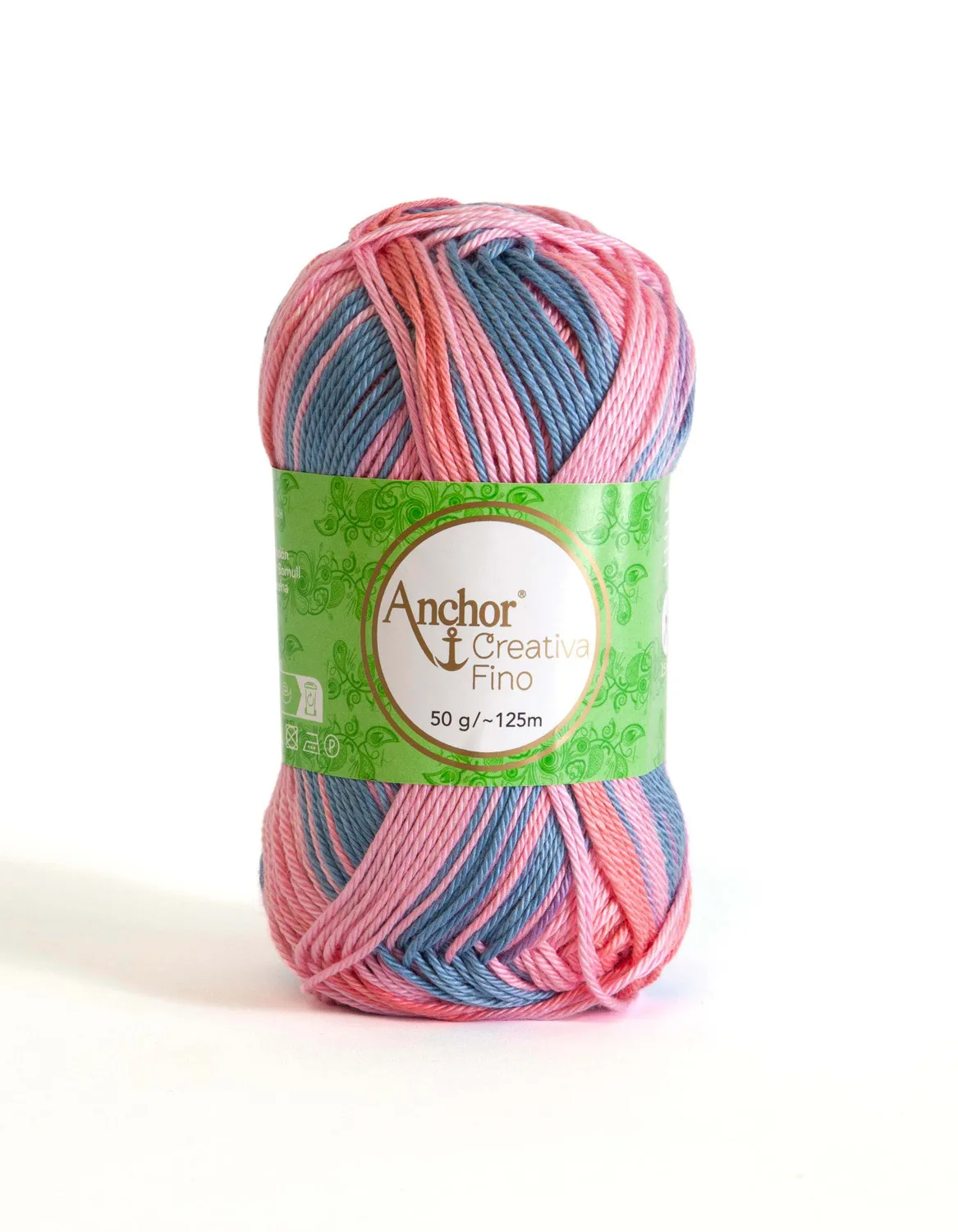 Anchor Creativa Fino Häkelgarn Multicolor Baumwolle 4-fädig