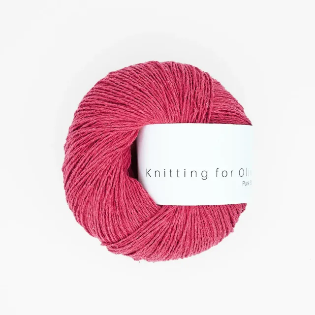 Knitting for Olive Pure Silk Seidengarn Raspberry Red Rot
