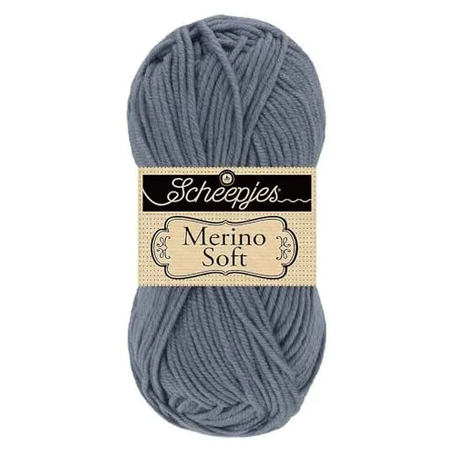 Scheepjes Merino Soft 613 Giotto Strickwolle 50g blau