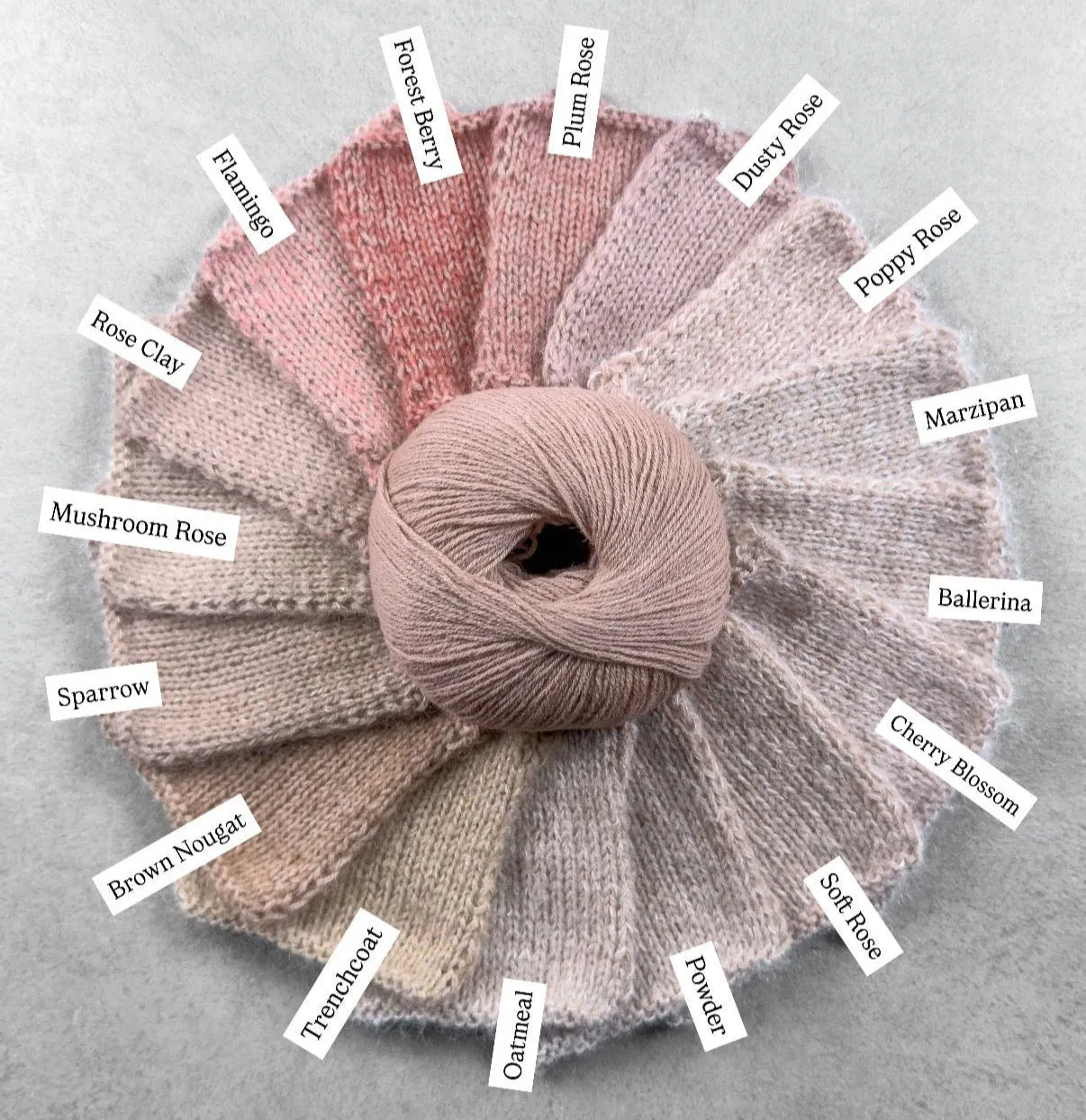 Knitting for Olive Merino Rose Clay Wolle 50g mulesingfrei