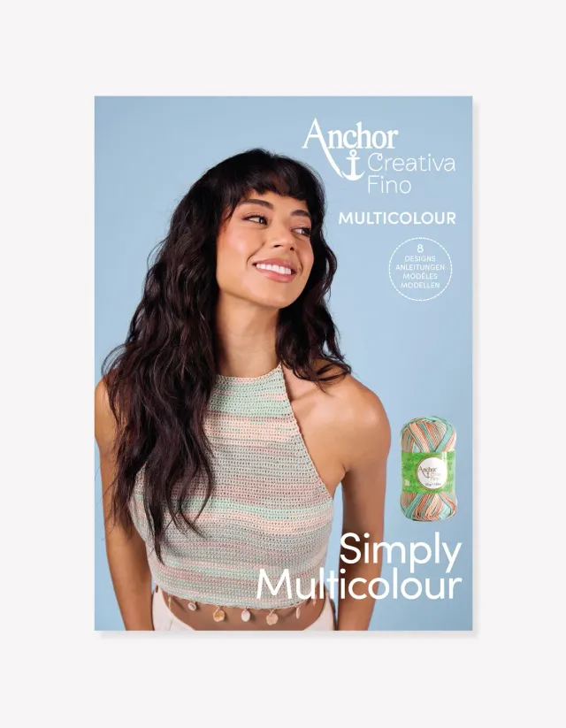 Anchor Creativa Fino Multicolour Anleitungsheft 8 Modelle
