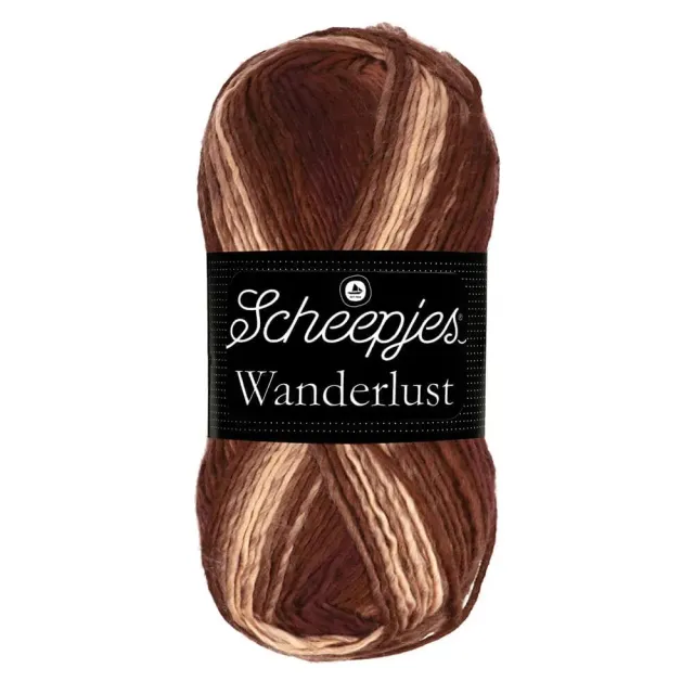 Scheepjes Wanderlust 462 Budapest Acrylgarn 100g braun