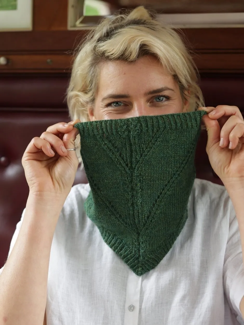 John Arbon Brunel Cowl und Shawl Strickset Seafarer