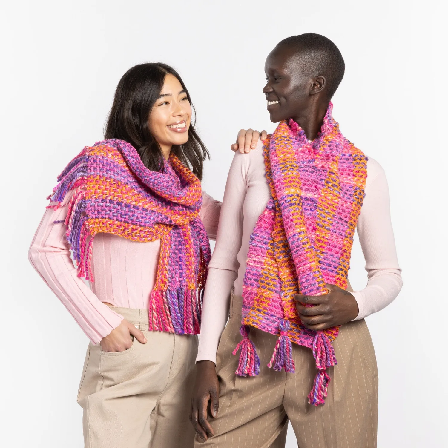 Bernat Quickweave Webset Schal Citrus Twist 140g