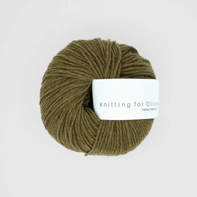 Knitting for Olive Heavy Merino Wolle Green Ocher 100% Merino