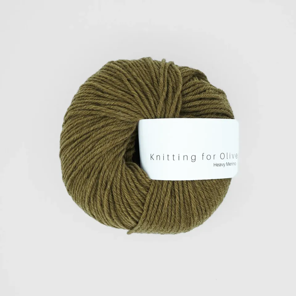 Knitting for Olive Heavy Merino Wolle Green Ocher 100% Merino