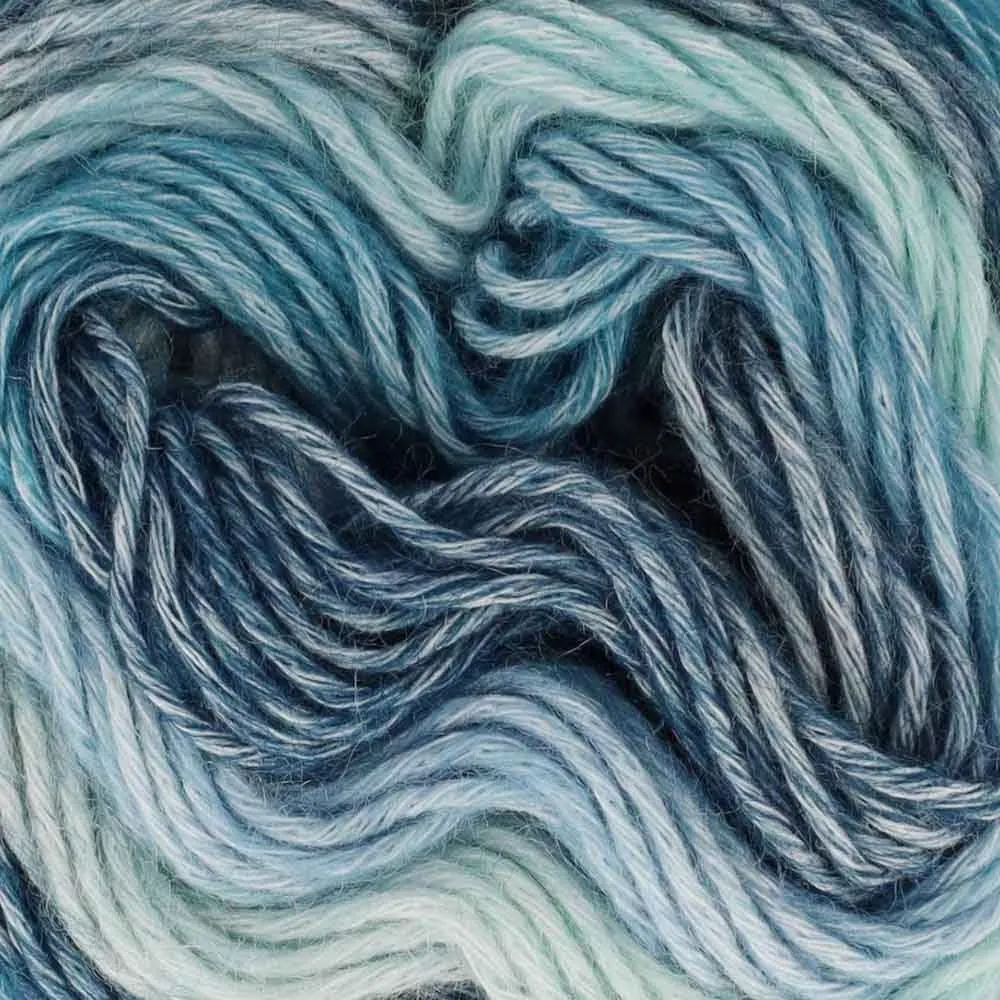 Scheepjes Stone Washed Flow 05 Calm Garn blau-beige 65g Baumwolle