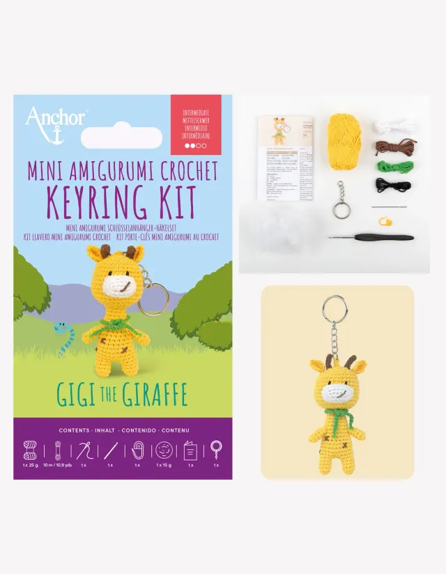 Anchor Gigi Giraffe Amigurumi Häkelset