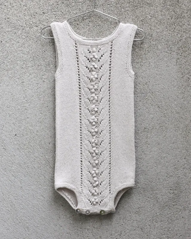 Knitting for Olive Blueberry Romper Anleitung 3-24 Monate