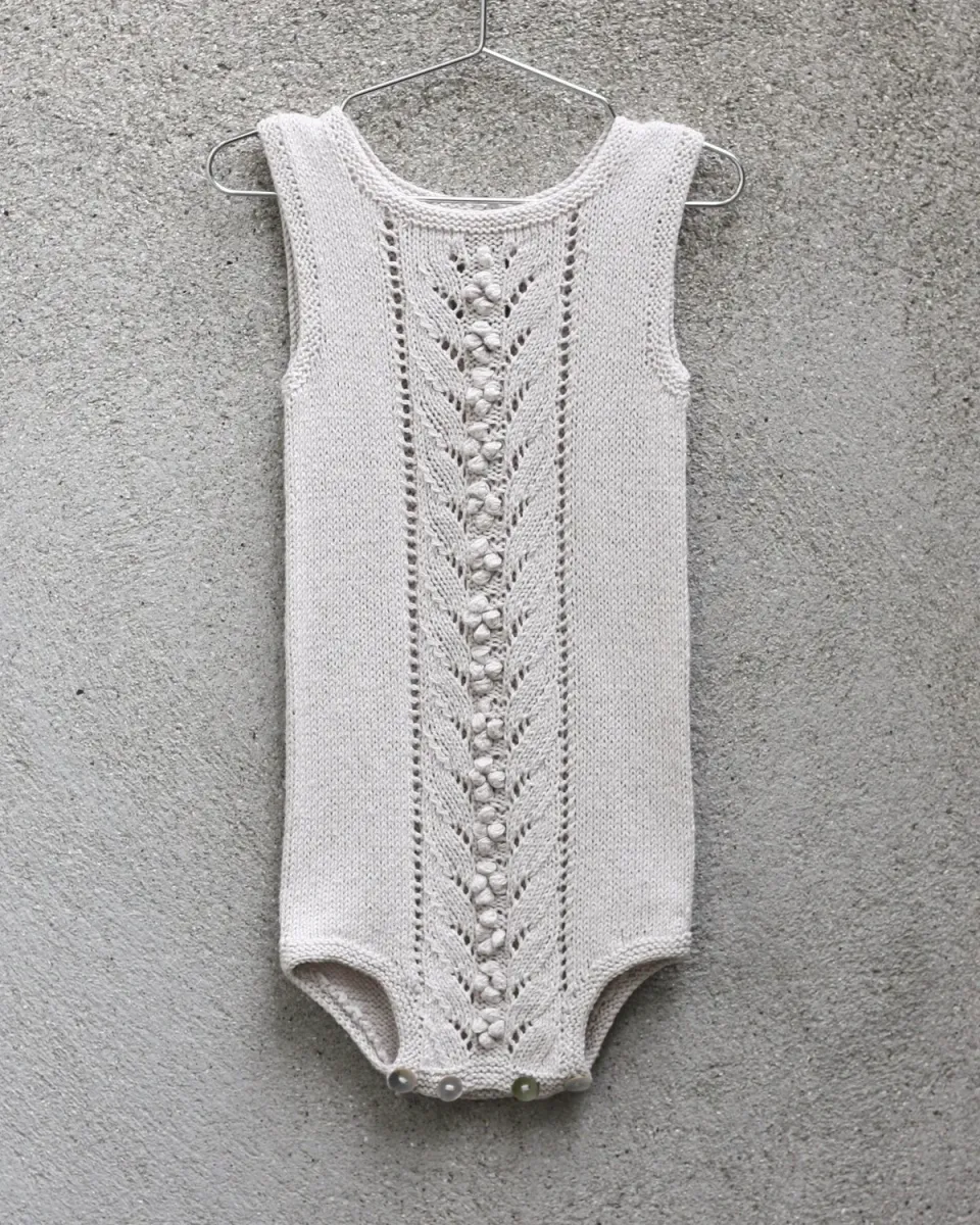Knitting for Olive Blueberry Romper Anleitung 3-24 Monate