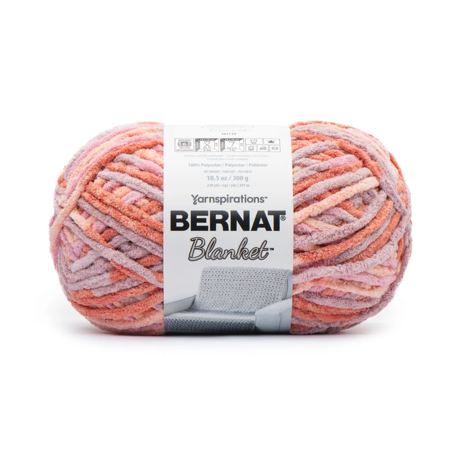 Bernat Blanket Wolle 300g Chenillegarn super bulky