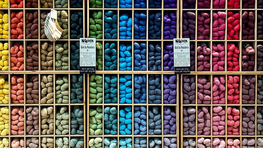 John Arbon Knit by Numbers Gradient Set 150g Mini Gelb 4ply