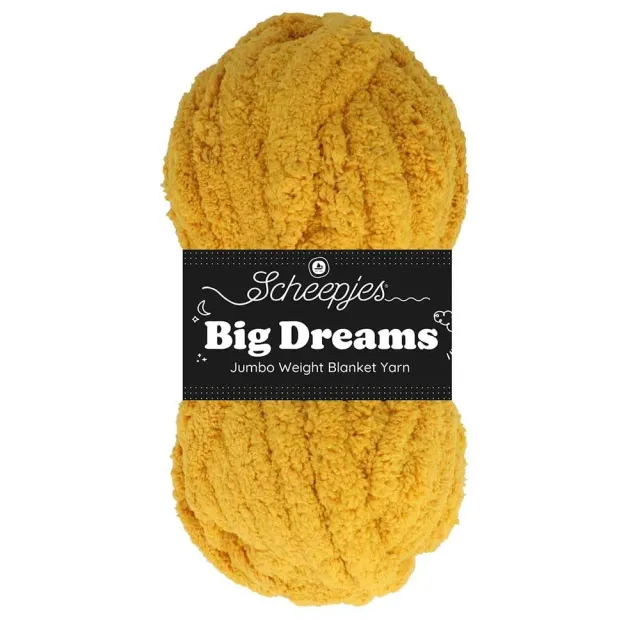 Scheepjes Big Dreams 506 Garn Gelb Braun 200g Inspiration