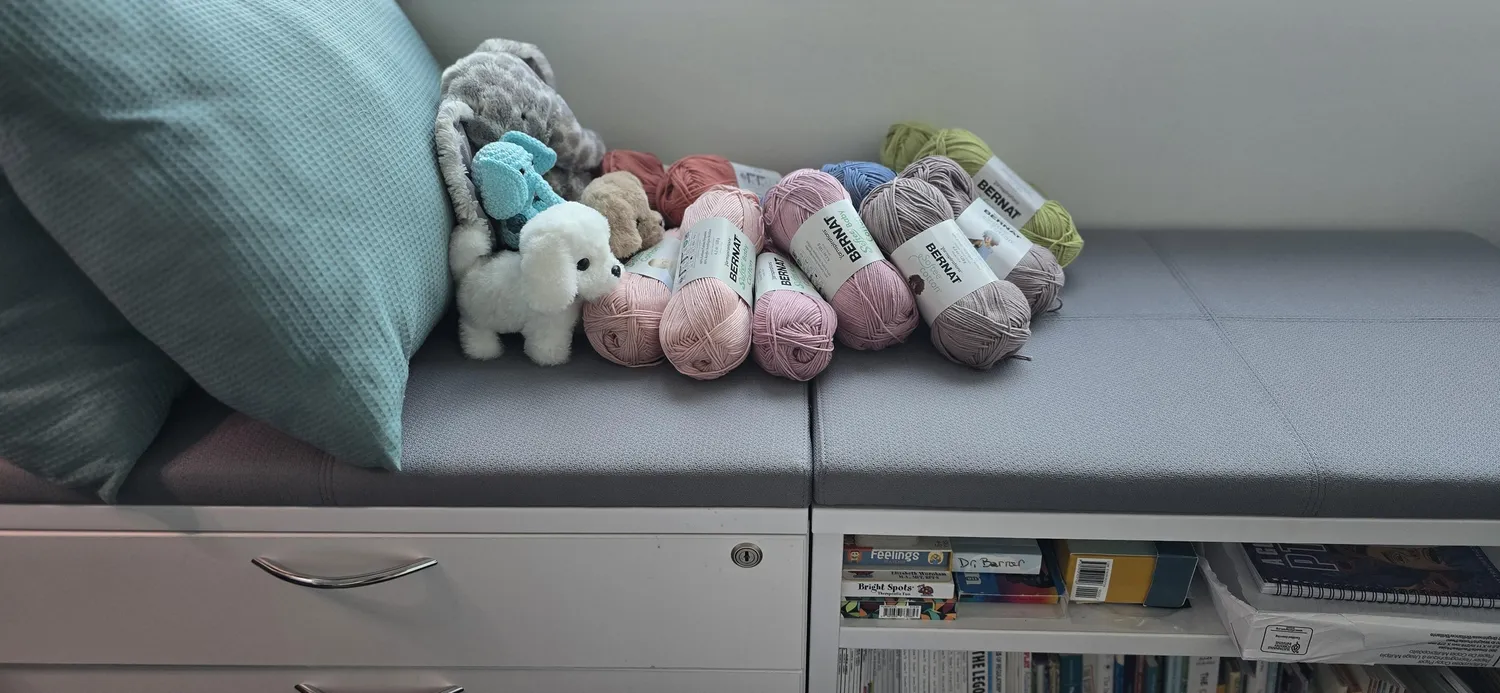 Bernat Softee Baby Wollset Box Taupe Coral 6-farbig