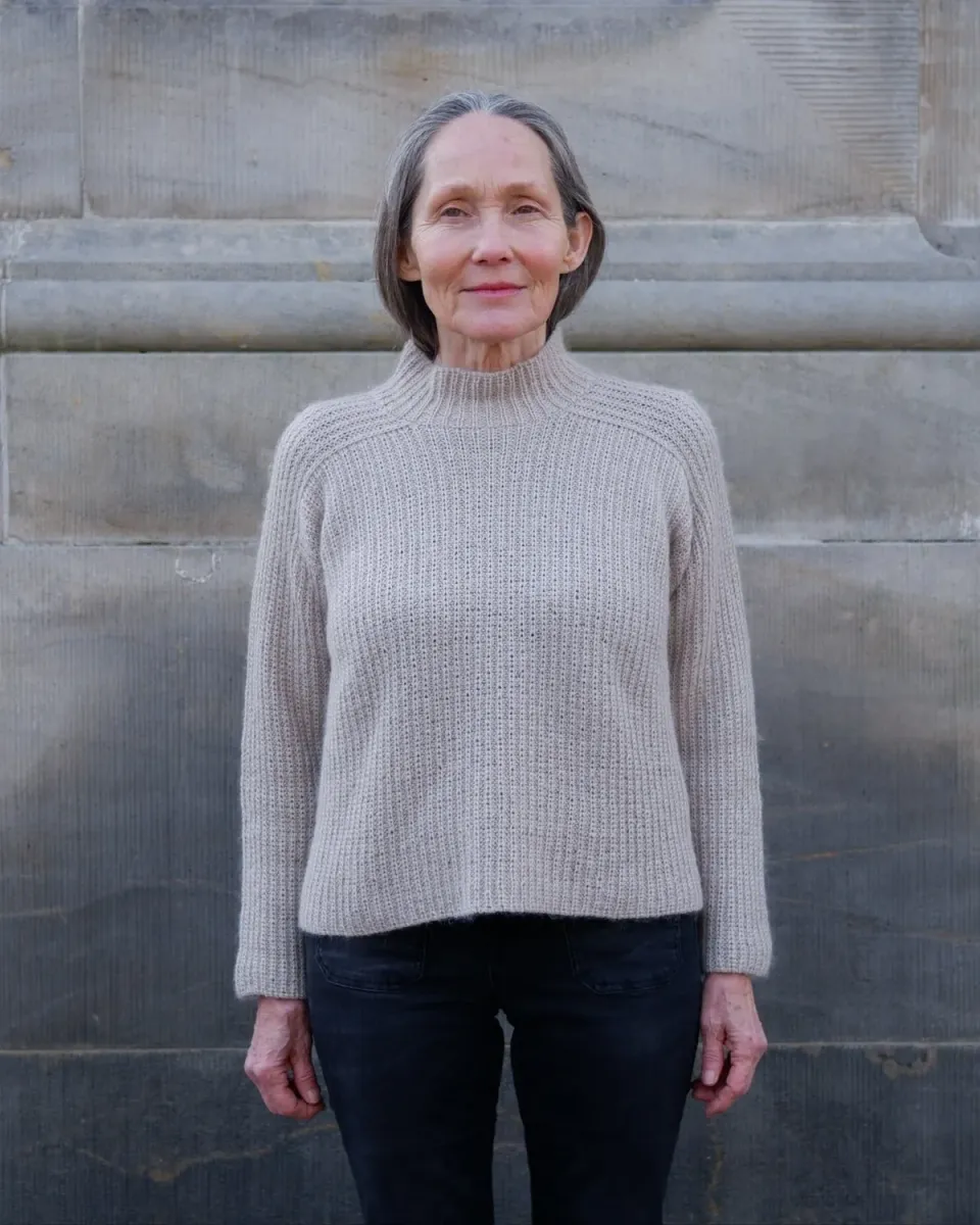 Knitting for Olive Aviaya Sweater Strickanleitung Halbpatent Pullover