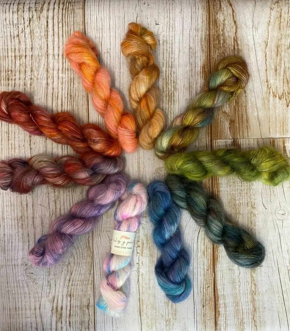 Feliz y Punto Mohair Strickwolle 50g Kidmohair