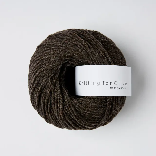 Knitting for Olive Heavy Merino Wolle Brown Bear 50g warmbraun