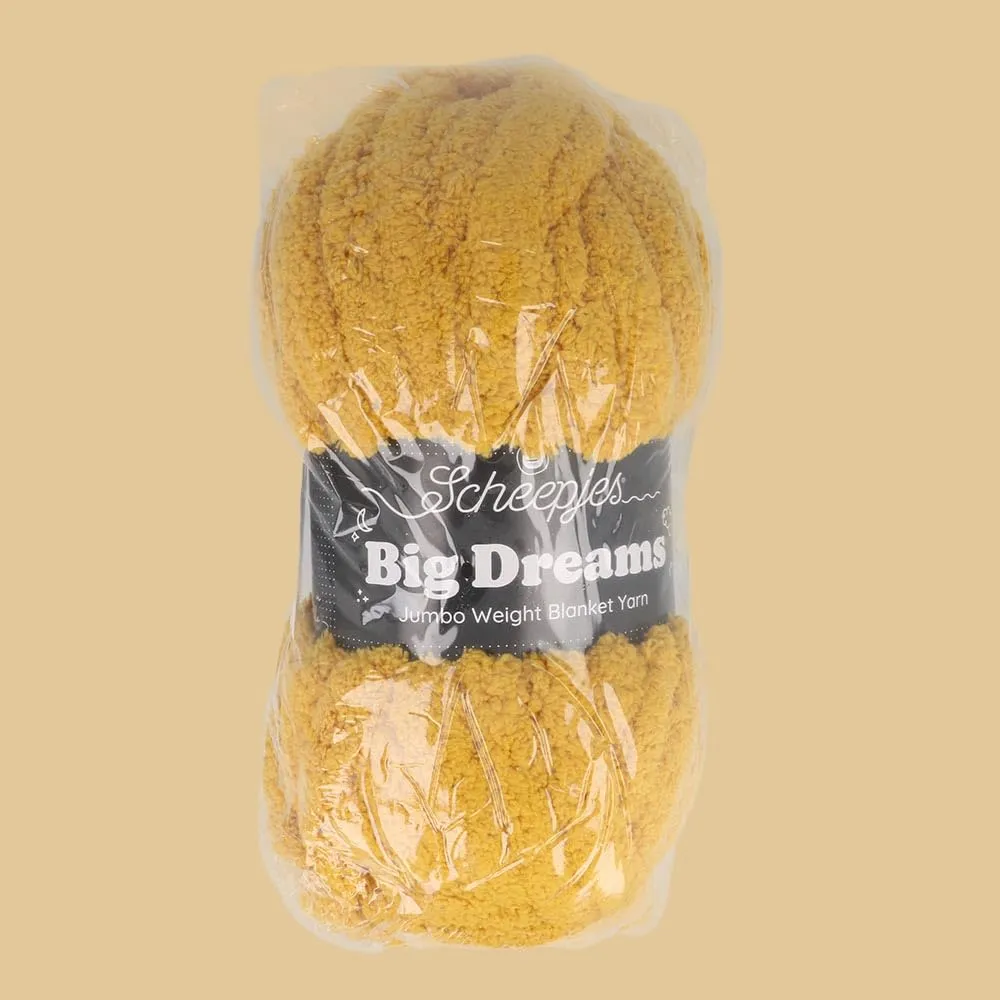 Scheepjes Big Dreams 506 Garn Gelb Braun 200g Inspiration