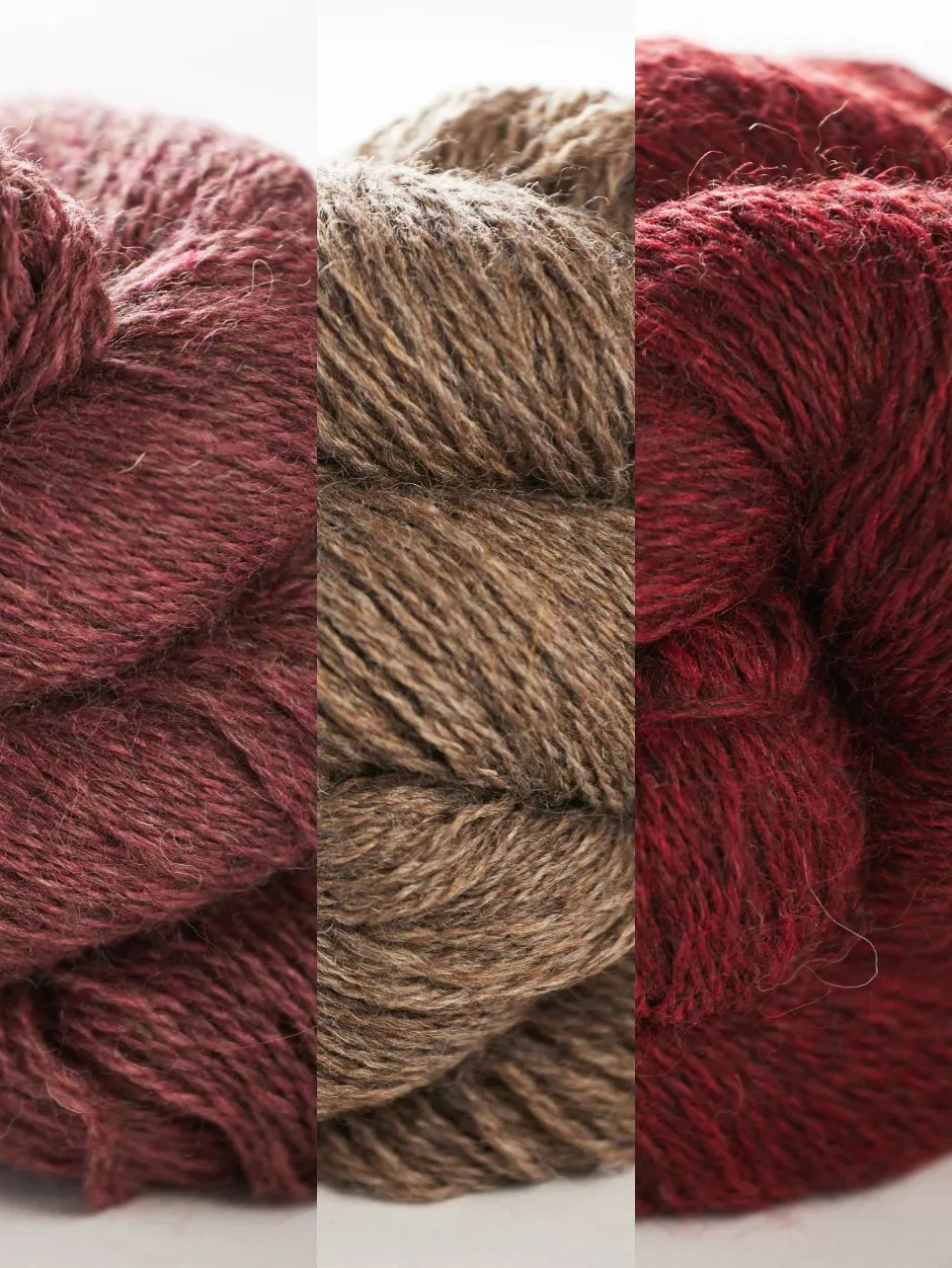 John Arbon Free Solo Pullover Strickkit Harvest Hues Gr.1-2