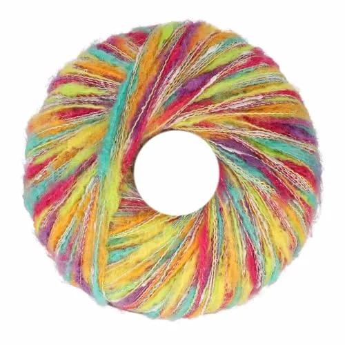 Scheepjes Trailway 001 Rainbows Garn 50g Rosa Gelb Lila