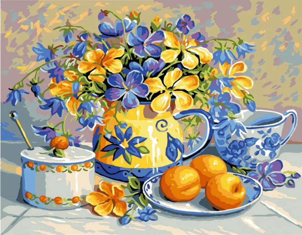 Anchor Royal Paris Aprikotengelee Gobelin-Canvas 37x47,5 cm