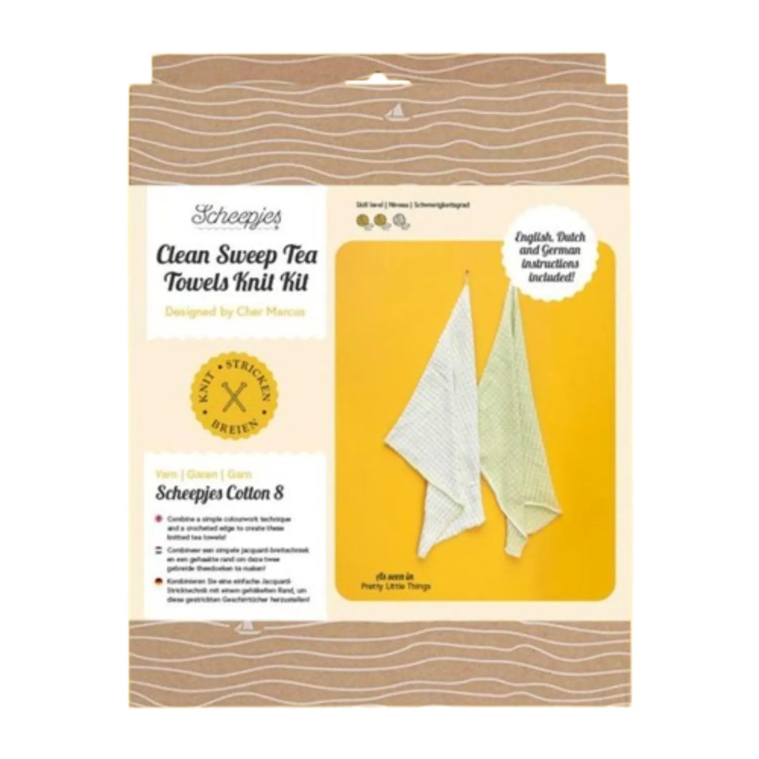 Scheepjes Punch Needle Set Blumen Baumwolle komplett
