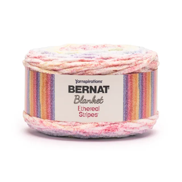 Bernat Blanket Ethereal Stripes Chenillegarn 300g gesprenkelt