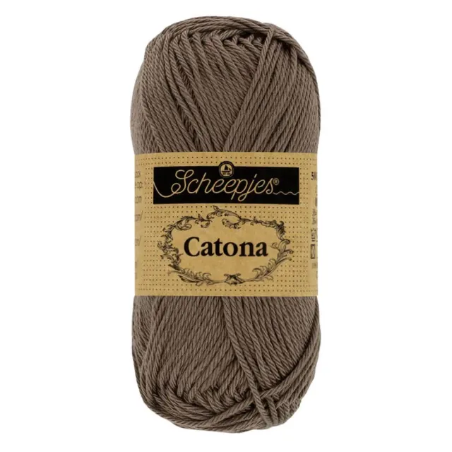 Scheepjes Catona 507 Chocolate Garn 50g mercerisiert