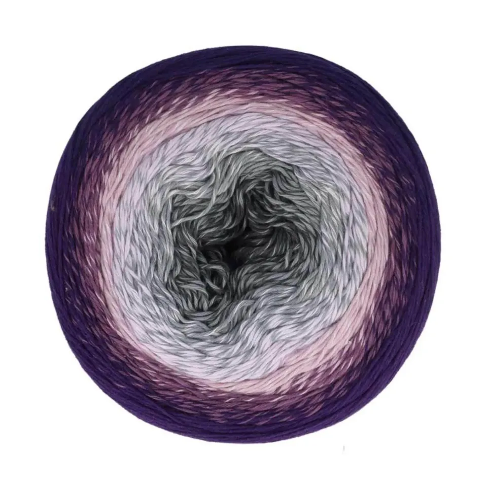 Scheepjes Cotton Whirl 701 Bobbel Traubenmarmelade 226g Bio-Baumwolle