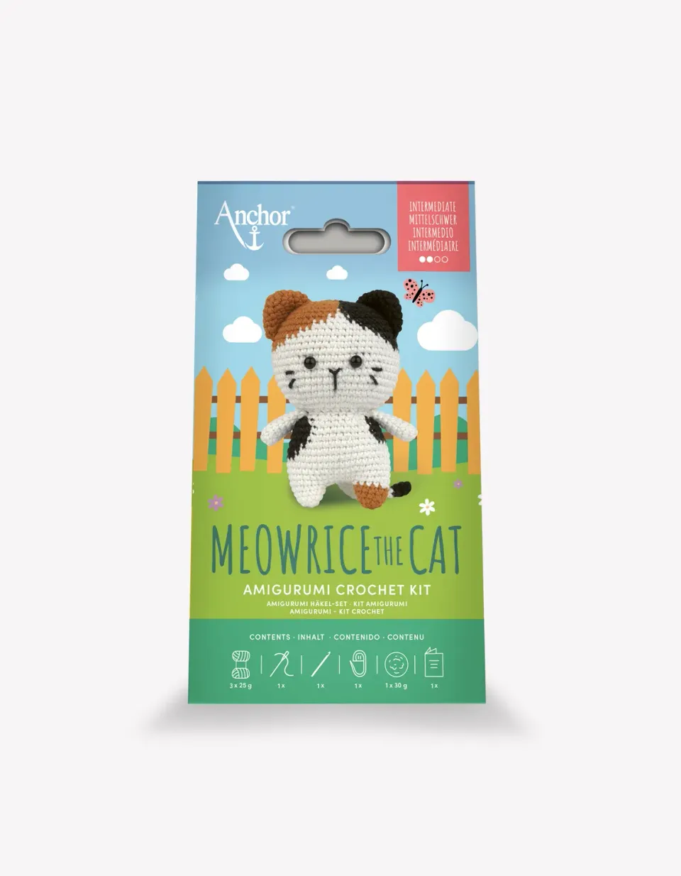 Anchor Meowrice Cat Amigurumi Häkelset Katze
