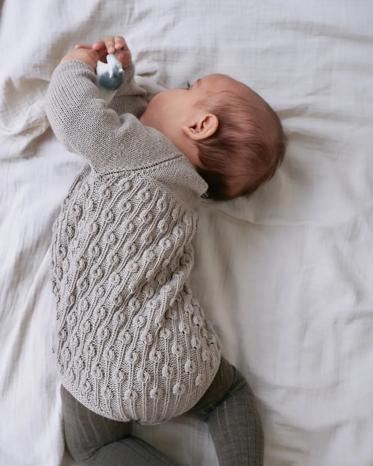 Knitting for Olive Bean Sprout Romper Anleitung Deutsch Strampler