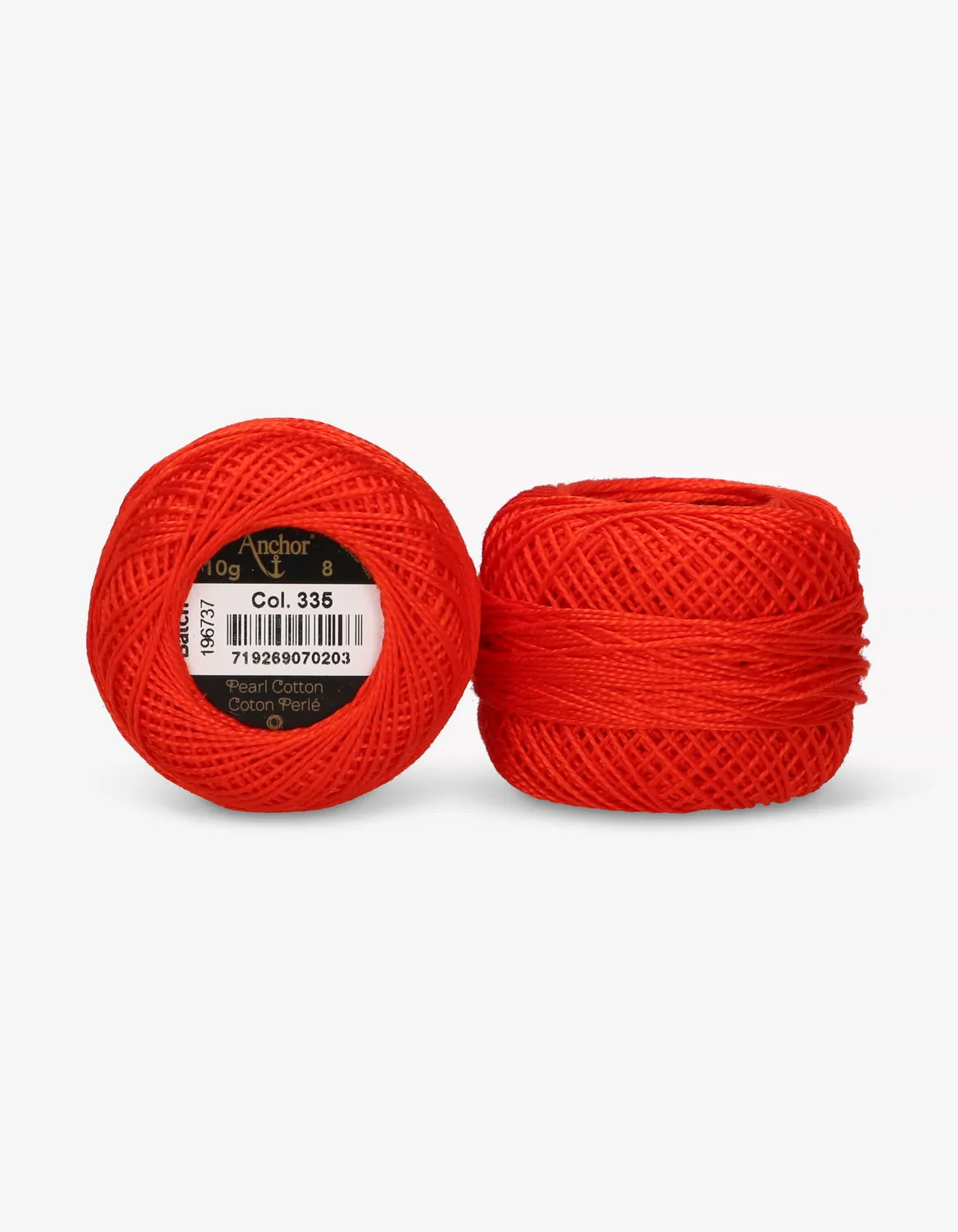 Anchor Pearl Cotton 8 Perlgarn Stärke 8 uni