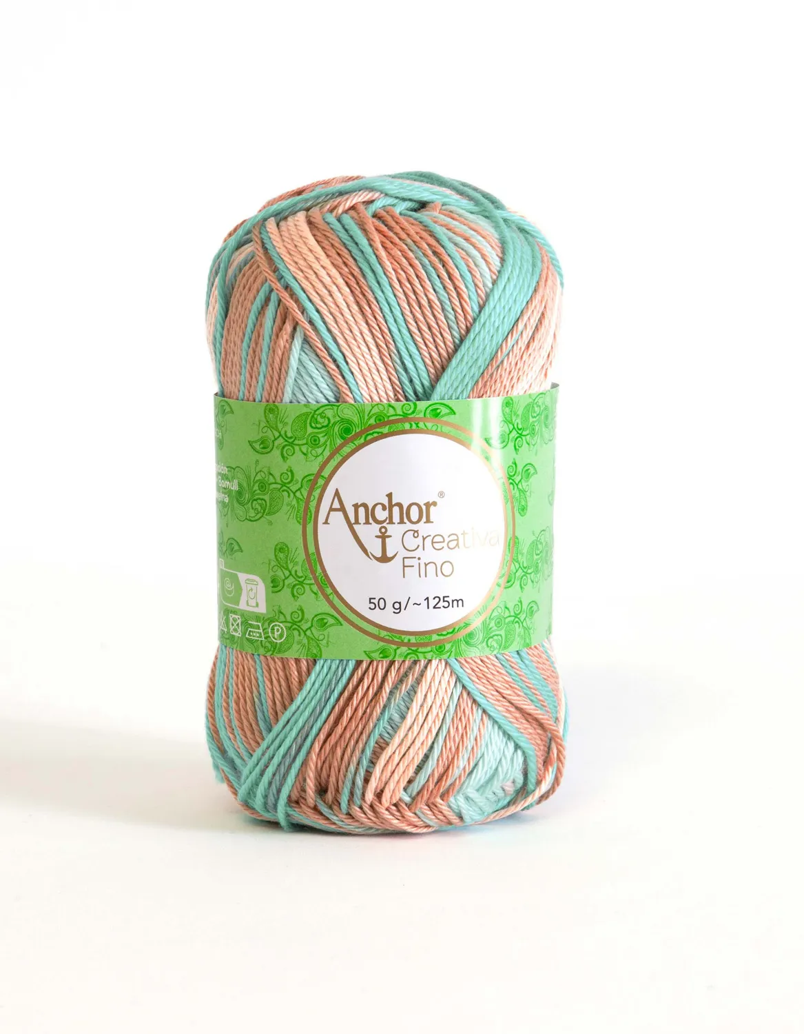 Anchor Creativa Fino Häkelgarn Multicolor Baumwolle 4-fädig