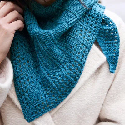 Rosy Green Wool Flow of Life Tuch Strickanleitung Englisch 1 Strang