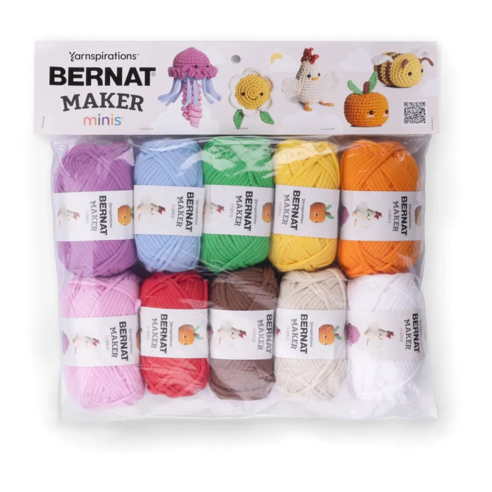 Bernat Maker Minis Pack Wolle 500g Classic Amigurumi Miniknäuel