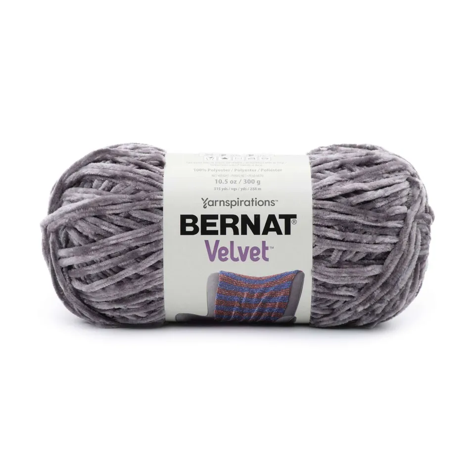 Bernat Velvet Samtgarn Weiß Chenille weich